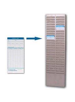 Various Time Card Rack Grey  - Image 2
