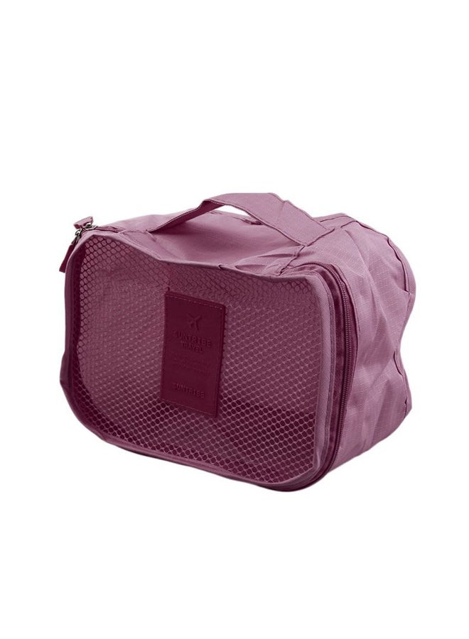 6-Piece Travel Luggage Storage Bag Purple - Image 1