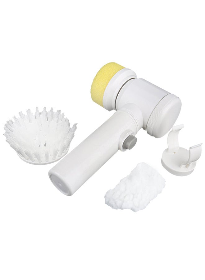 5-In-1 Electrical Cleaning Brush White/Yellow - Image 1