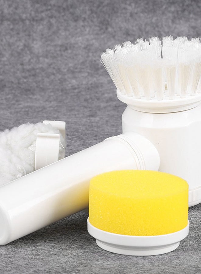 5-In-1 Electrical Cleaning Brush White/Yellow - Image 2