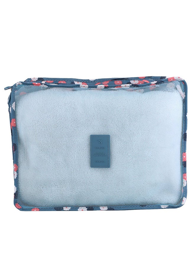 6-Piece Travel Storage Bag Set Blue  - Image 3