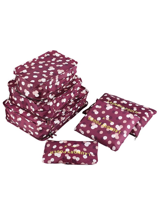 6-Piece Travel Storage Bag Set Multicolour - Image 1