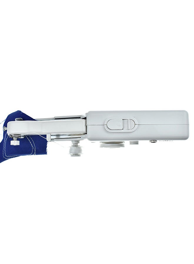 Portable Handheld Powered Handy Stitching Sewing Machine White - Image 2