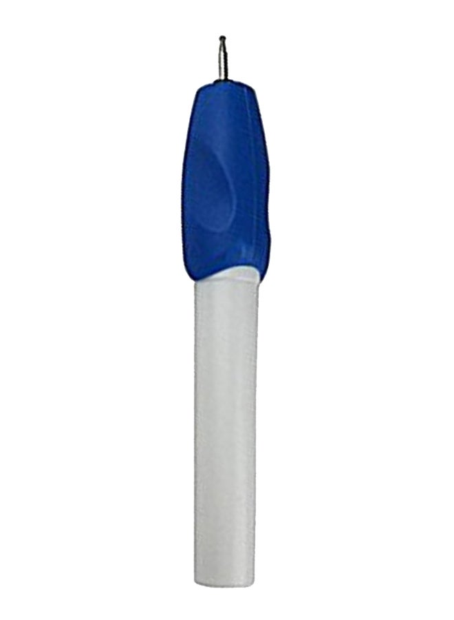 Automatic Mini Engraving Pen White/Blue - Image 1