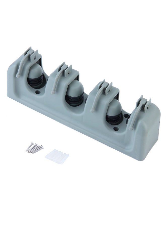 حامل للممسحة يثبّت في الحائط رمادي - Image 1