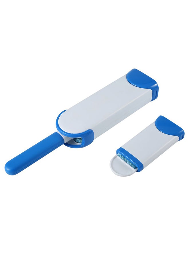 أداة قابلة لإعادة الاسخدام لإزالة الغبار وفراء الحيوانات الأليفة أزرق/ أبيض - Image 2