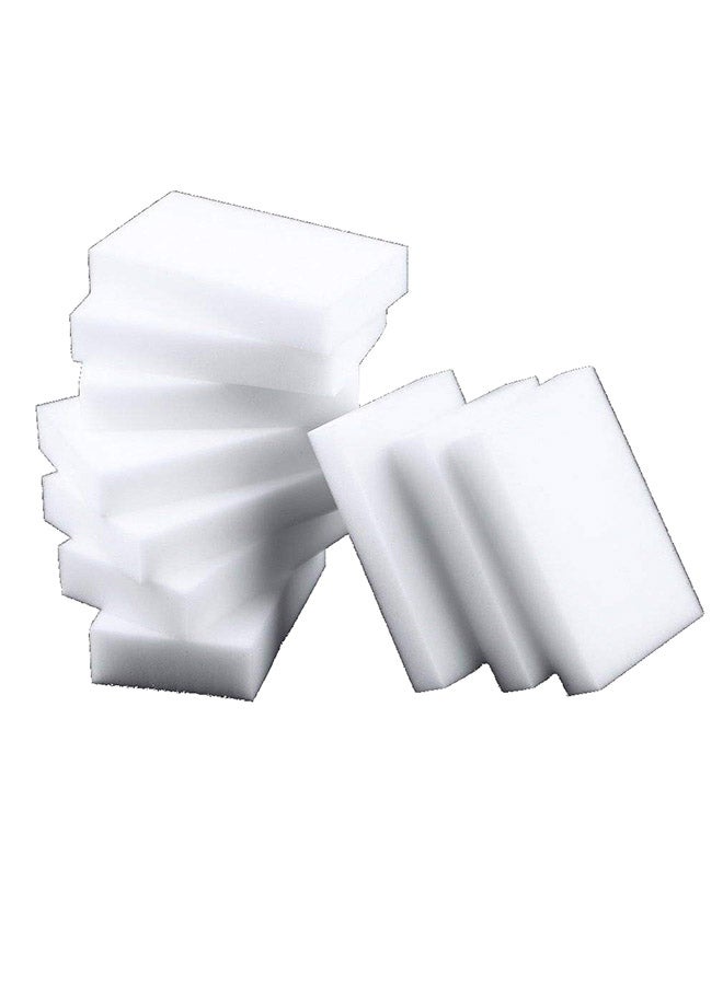 Generic 10-Piece Magic Sponge Cleaner White  - Image 2