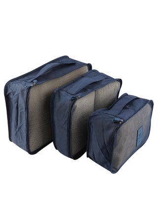 6-Piece Waterproof Clothes Storage Bag Dark Blue - v1556062967/N23826357A_1