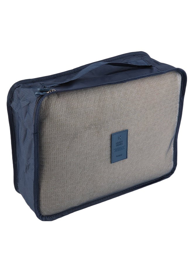 6-Piece Waterproof Clothes Storage Bag Dark Blue