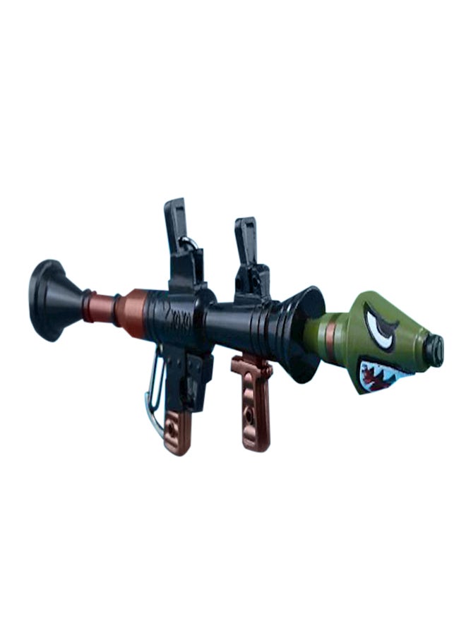 Rocket Launcher Model Keychain Black/Maroon/Green - Image 1