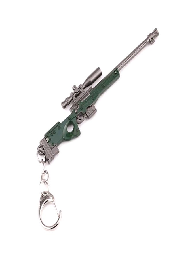 PUBG Cosplay Weapons Gun Model Key Chain Green/Grey