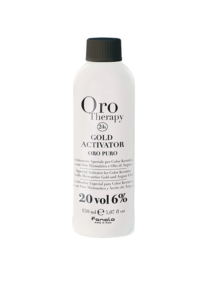 FANOLA 20 Vol 6% Oro Therapy 24k Gold Activator For Color Keratin 150ml