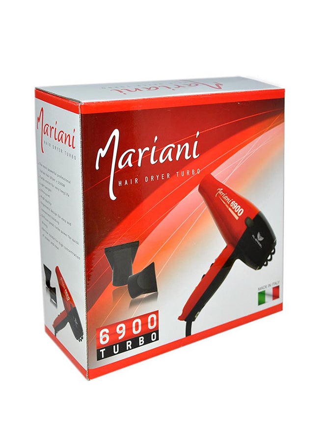 Mariani Italian Hair Dryer 6300 Black