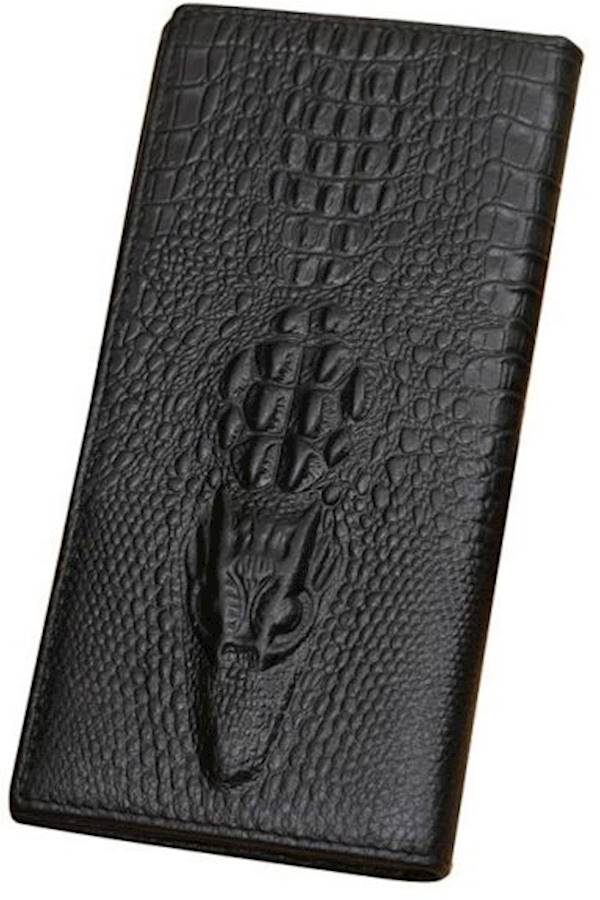 Alligator Leather Wallet Black - v1556088200/N24413273A_6