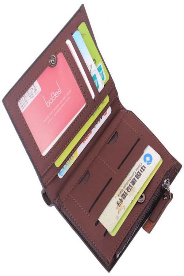 BOGESI Faux Leather Wallet Brown - Image 4