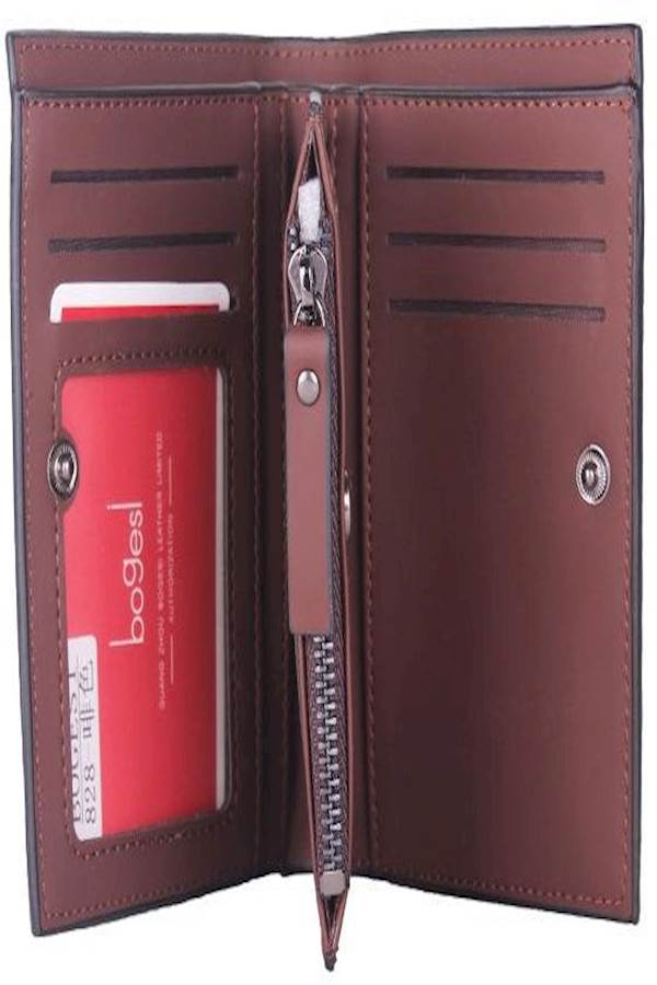 BOGESI Faux Leather Wallet Brown - Image 5