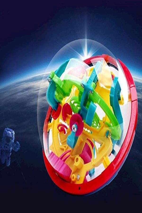 كرة متاهة بتصميم طبق طائر ثلاثية الأبعاد - Image 2