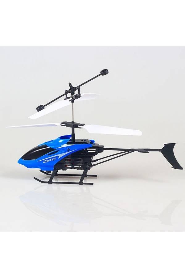 Flying Mini Rc Infraed Induction Helicopter Aircraft Flashing Light Toys For Kid - Image 1