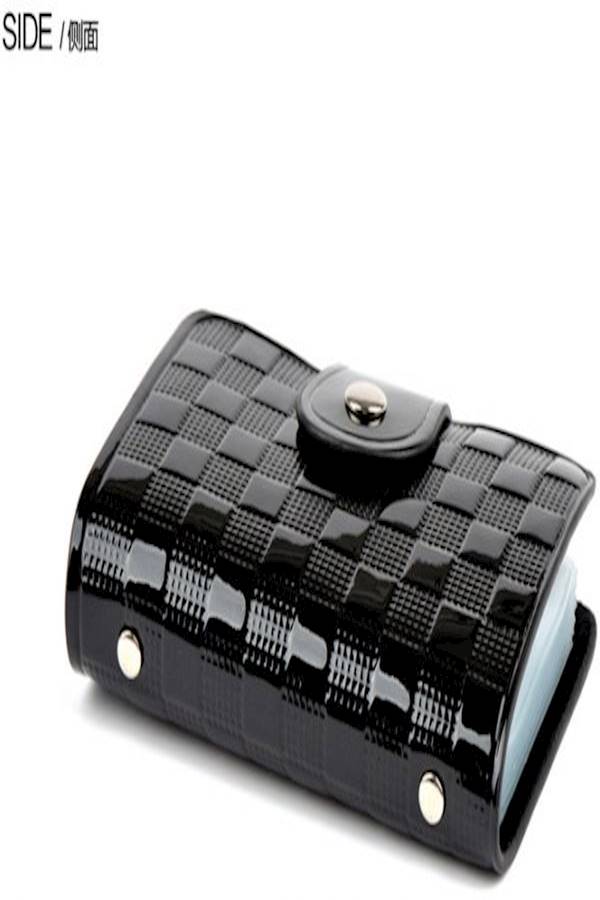 Generic Leather Wallet Card Case Holder Black  - Image 3