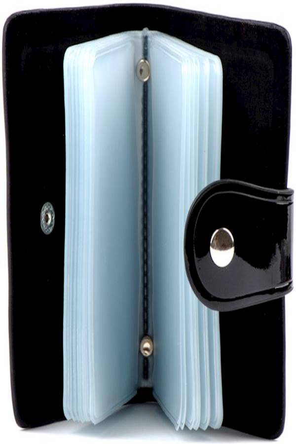 Generic Leather Wallet Card Case Holder Black  - Image 4