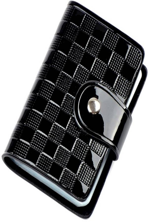 Generic Leather Wallet Card Case Holder Black  - Image 5