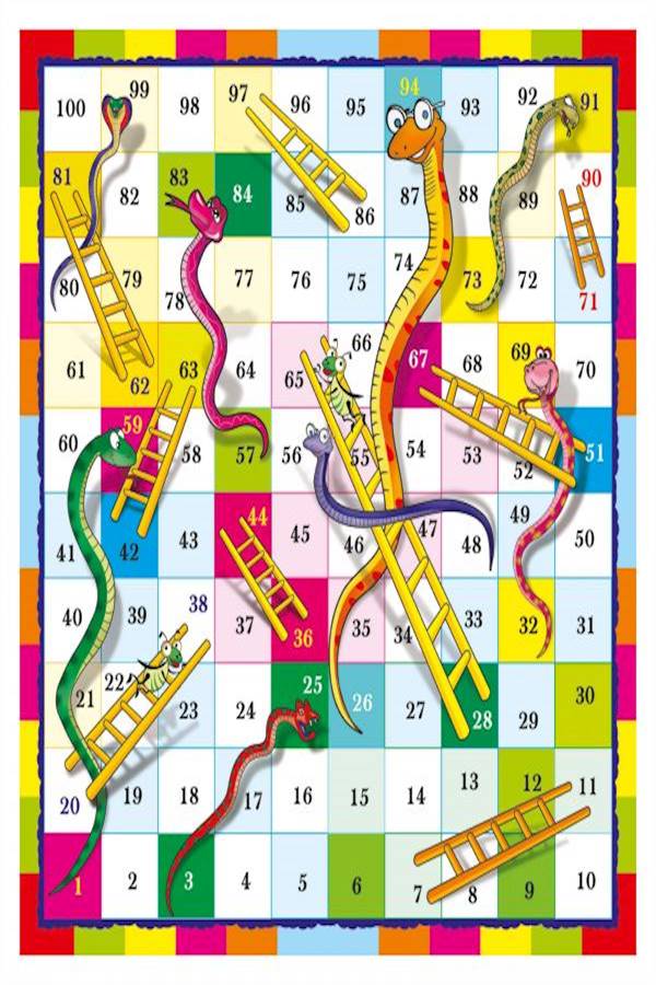 2 In 1 Ludo Snakes And Ladder Game