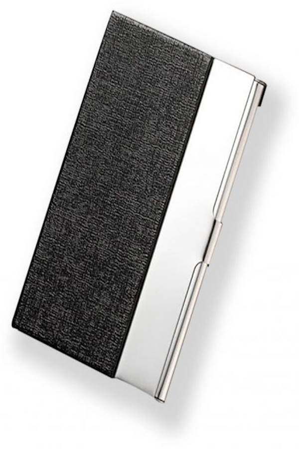Generic - Faux Leather Card Holder Black - Image 1
