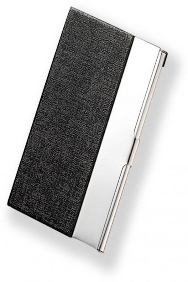 Generic - Faux Leather Card Holder Black - Image 1