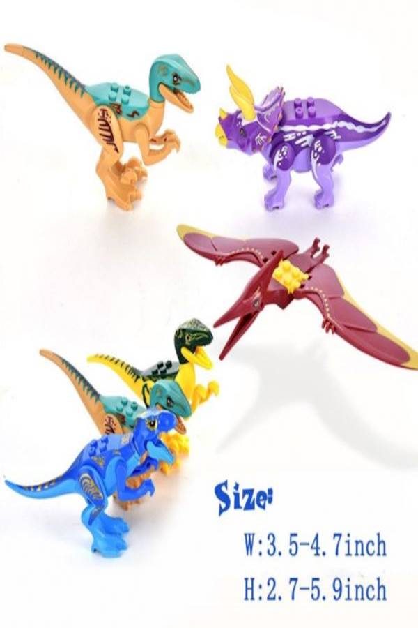 8-Piece Mini Dinosaur Model - Image 3