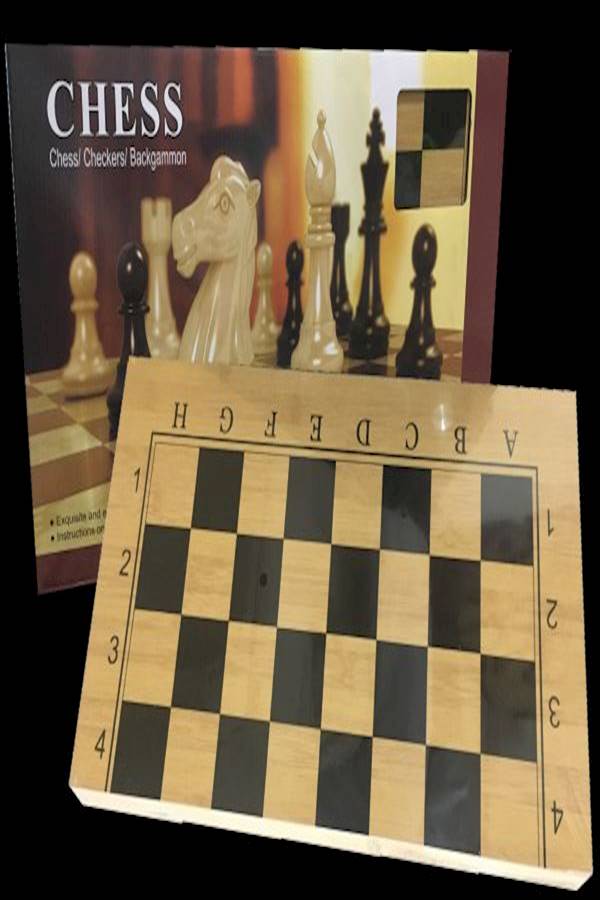 3-In-1 Chess Board 48X48centimeter - Image 1