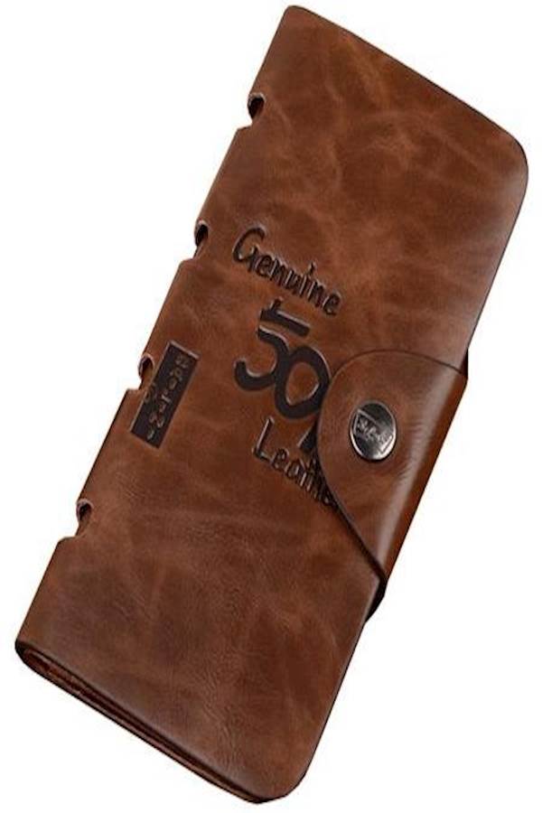BAILINI - PU Leather Wallet Brown - Image 1