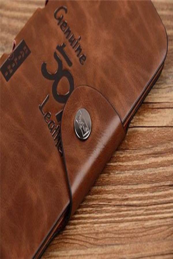 BAILINI - PU Leather Wallet Brown - Image 1