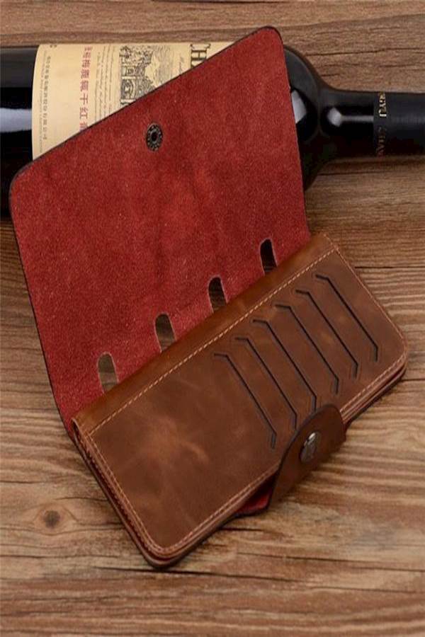 BAILINI - PU Leather Wallet Brown - Image 1