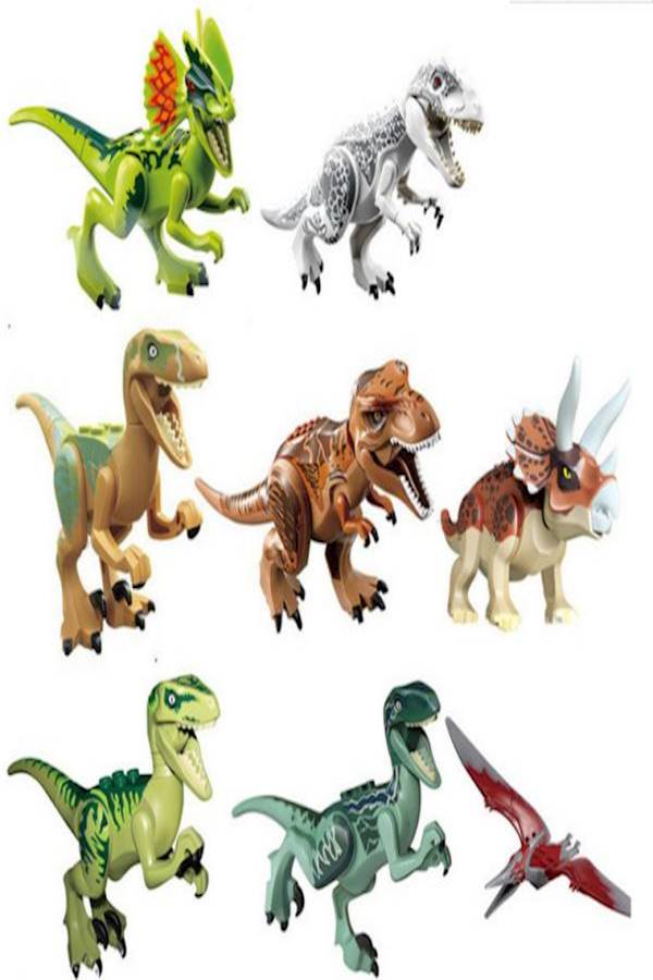 8Piece Dinosaur Assembled Building Blocks  - Image 2