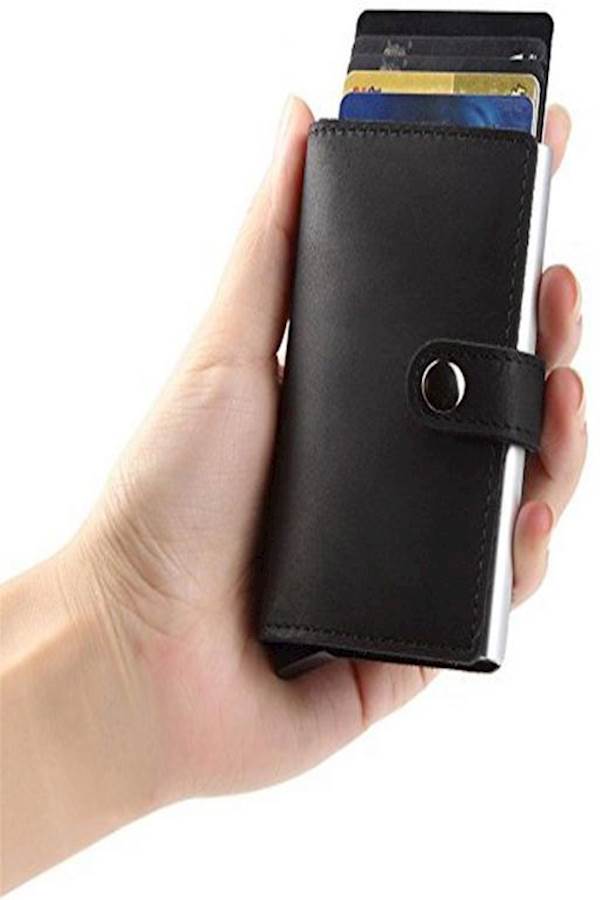 HBIE Leather Card Case Black  - Image 2
