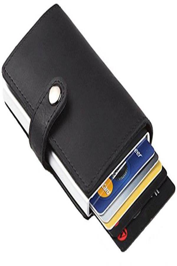 HBIE Leather Card Case Black  - Image 3
