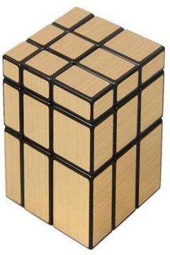 Generic 3 X 3 Golden Mirror Blocks magic cube Rubik's cube puzzle -m219  - Image 1