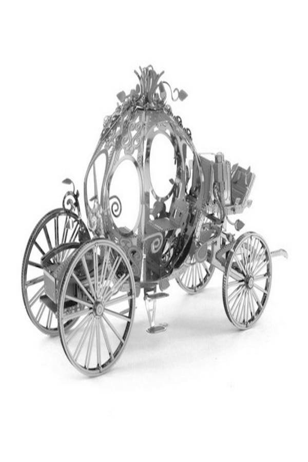 لعبة أحجية ثلاثية الأبعاد بنمط  عربة سندريلا المعدنية - Image 2