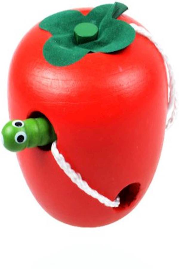 Worm Eat Apple Threading Educational Toy - Image 2