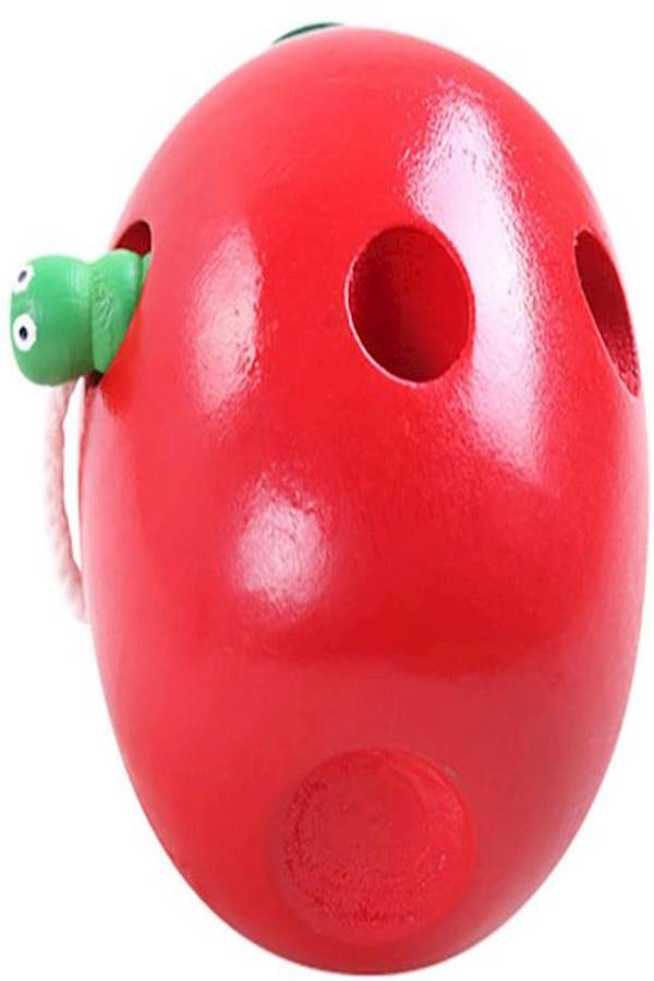 Worm Eat Apple Threading Educational Toy - Image 3
