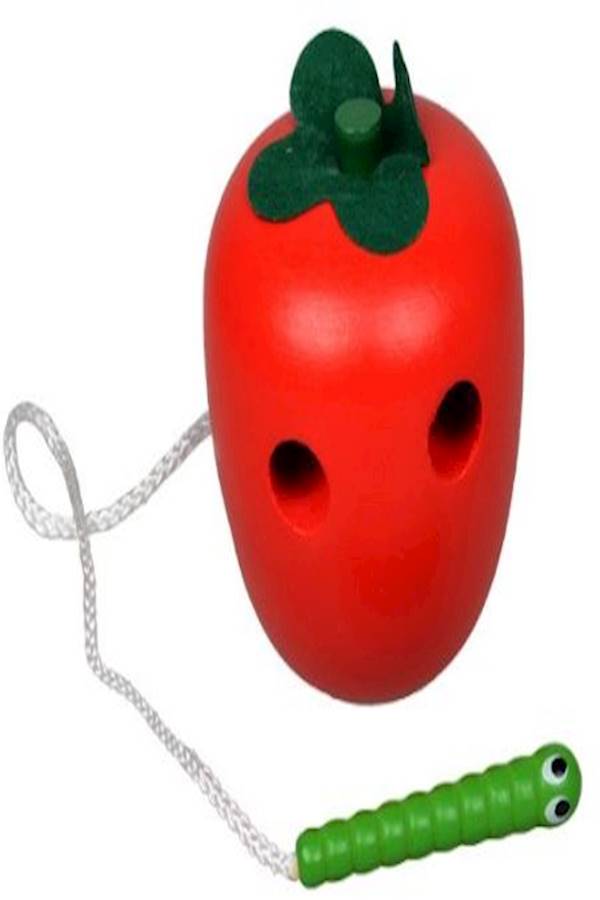 Worm Eat Apple Threading Educational Toy - Image 4