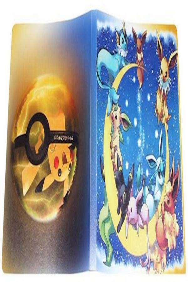 ألبوم بطبعة مستوحاة من سلسلة ألعاب الفيديو "Pokemon" مكون من 9 جيوب مع بطاقات طراز M043 - Image 4