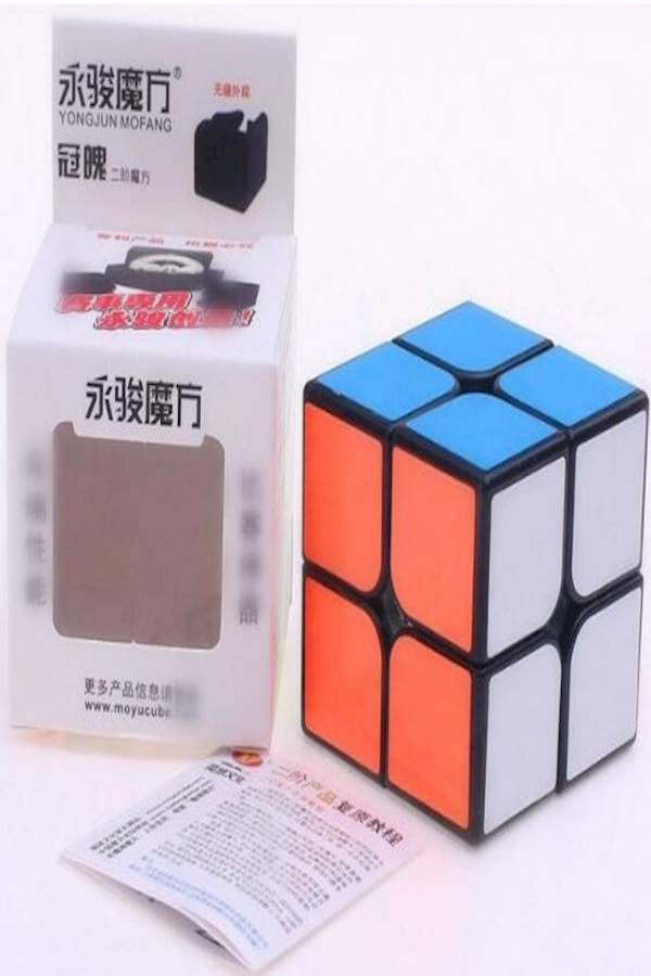 2 X 2 Stickerless Rubik'S Cube 5cm