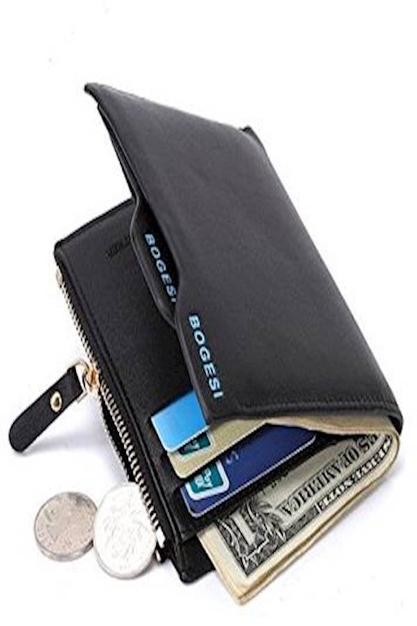 BOGESI - Zipper Wallet Black - Image 1