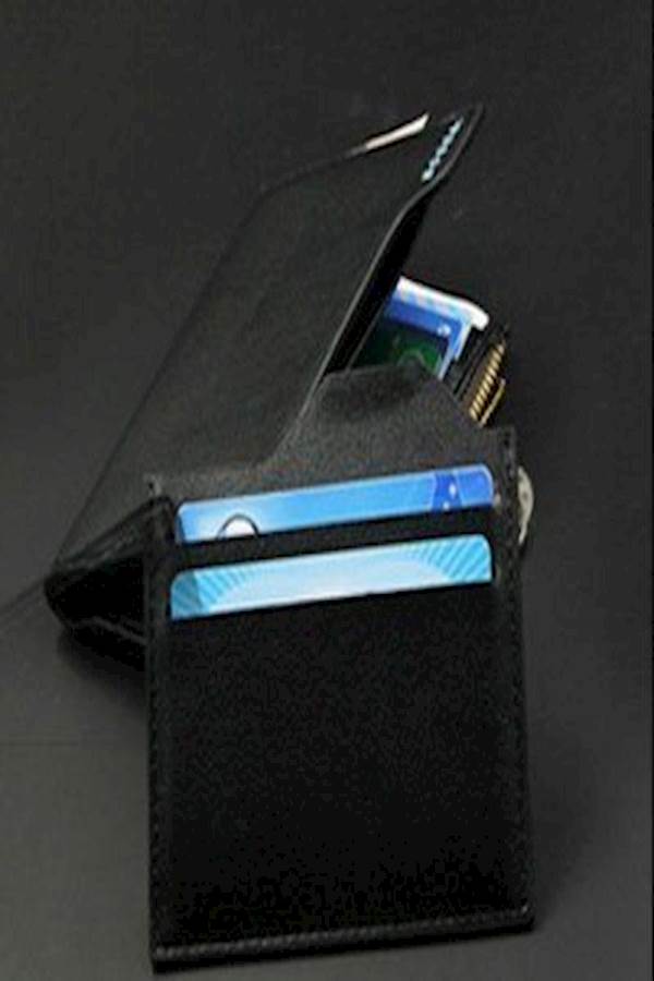 BOGESI - Zipper Wallet Black - Image 1