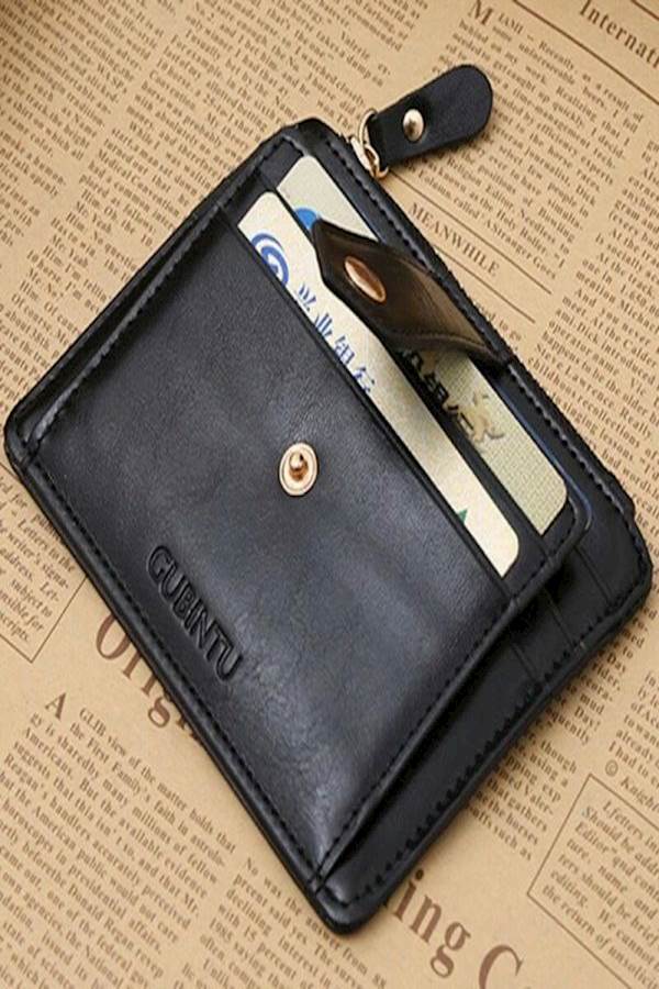 GUBINTO - Leather Wallet Black - Image 1