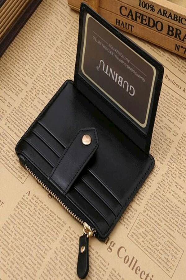 GUBINTO - Leather Wallet Black - Image 1