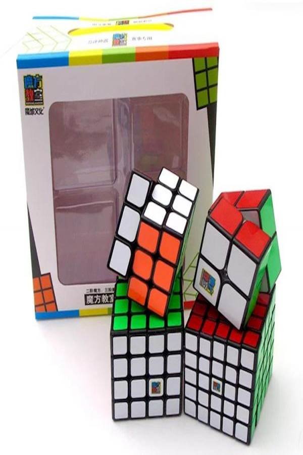 null - 4-Piece Rubik's Cube Set - Image 1