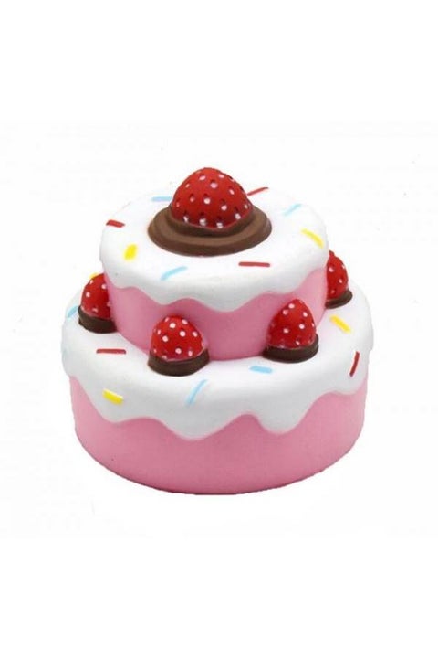 Jumbo Squishy Soft Slow Rising Stretchy Squeeze Kawaii Strawberry Three Layer Cake Pressure Reliever Child Kid Toy