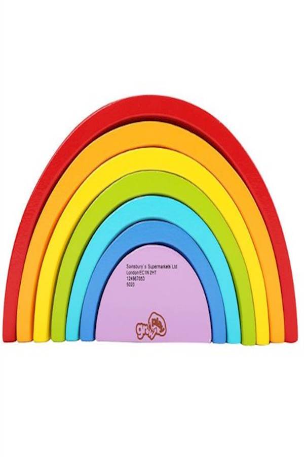 Rainbow Arch Bridge Shaped Toy Blocks 38.2x26.6x4.4cm  - Image 2